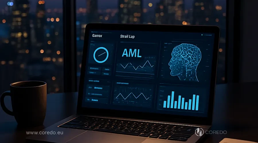 Иллюстрация к разделу «AI и AML в реальной практике» у статті «Влияние AI-инструментов на AML-мониторинг»