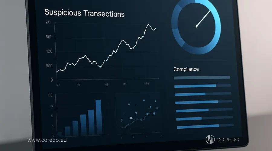 Ilustrace k sekci «AML pro fintech: detekce» v článku «Regulační očekávání pro fintech‑ředitelé»