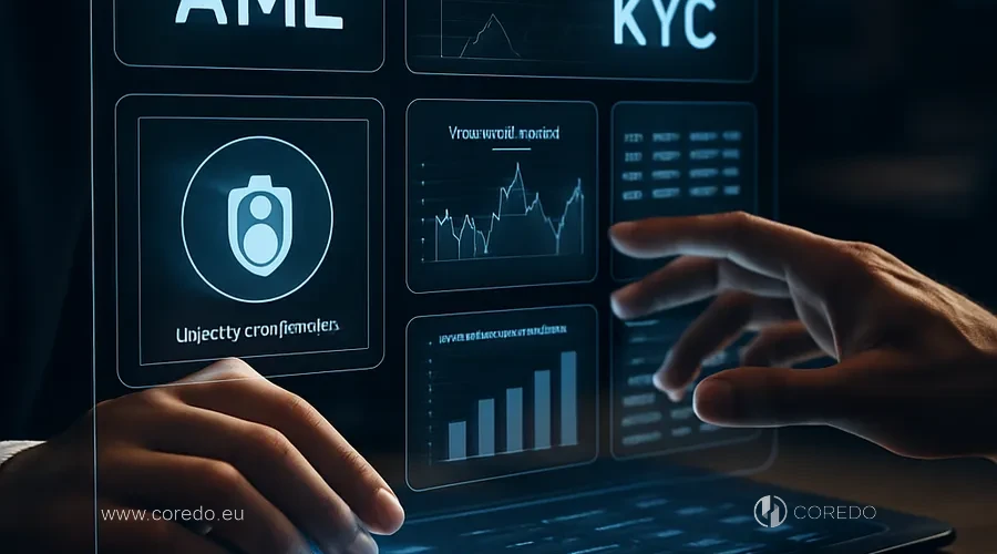 Ilustrace k oddílu «Integrace AML a KYC» ve článku «Whistleblowing ve fintechu – jak zavést systém stížností podle směrnic EU»