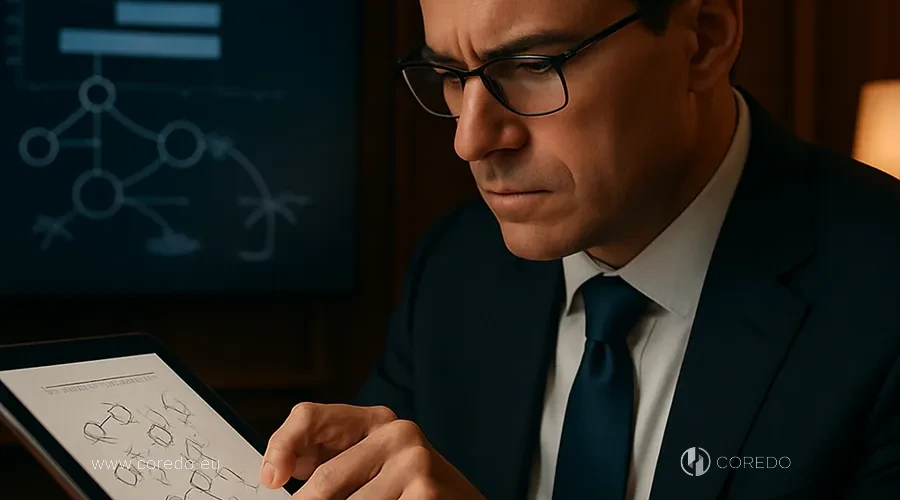 Иллюстрация к разделу «Как банки проверяют UBO в офшорах» у статті «UBO реестры в 2026 - как банки проверяют прозрачность в офшорных юрисдикциях»