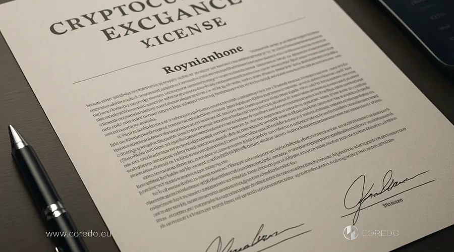 Illustration for the section «How to obtain a crypto exchange license» in the article «MiCA and VARA – comparison for crypto exchanges 2026»