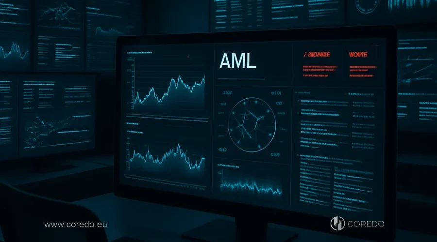 Иллюстрация к разделу «Как построить систему real-time AML» у статті «Банковские проверки транзакций в реальном времени - что отслеживается»