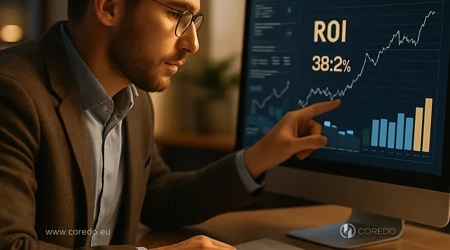 Illustration for the section «How to calculate ROI» in the article «Whistleblowing in fintech – complaint system under EU directives»