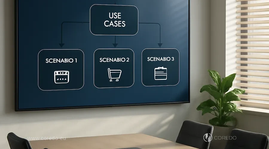 Иллюстрация к разделу «Кейсы COREDO: типичные сценарии» у статті «Due Diligence IT-стартапа – на что смотреть»