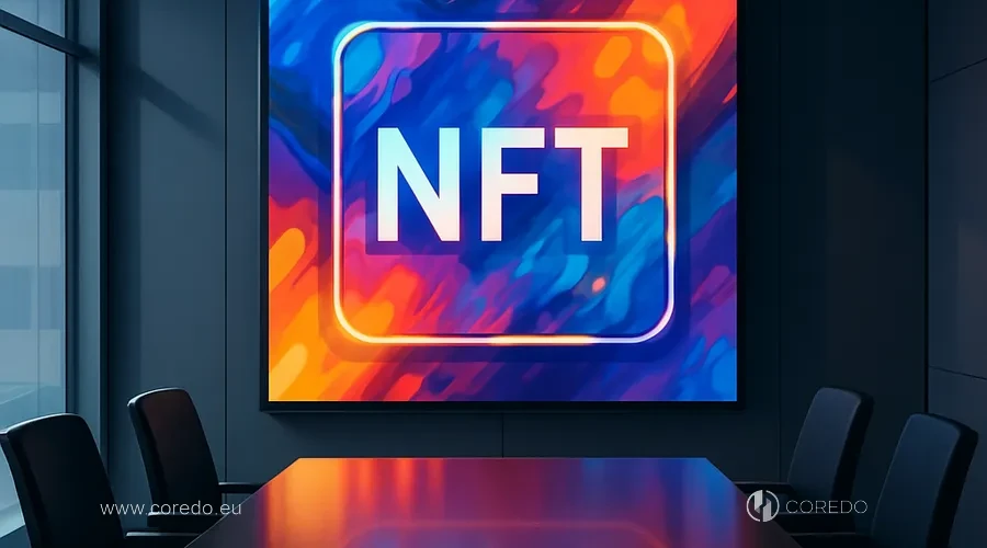 Illustration for the section «When NFTs are in a corporate portfolio» in the article «NFT as a financial instrument: the boundary between art and a security in the EU»