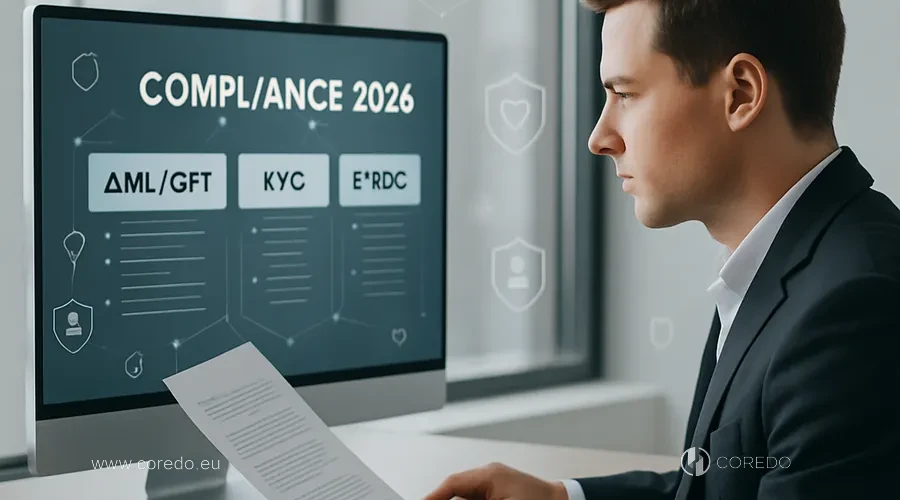 Illustration for the section "AML/CFT, KYC and e-KYC Compliance 2026" in the article "Variable Capital Company in Singapore – structure for hedge funds 2026"