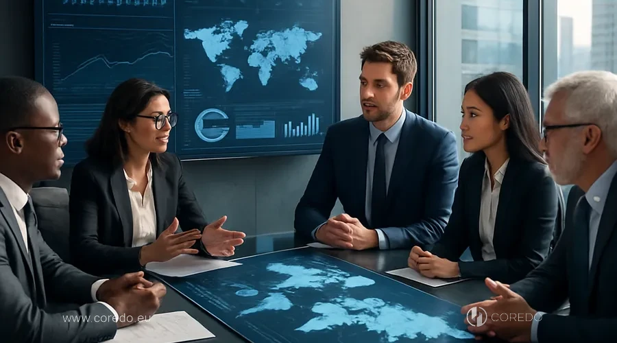 Иллюстрация к разделу «Налоговая архитектура Pillar Two» у статті «Налоги на оборону в Эстонии 2026 влияние на IT»