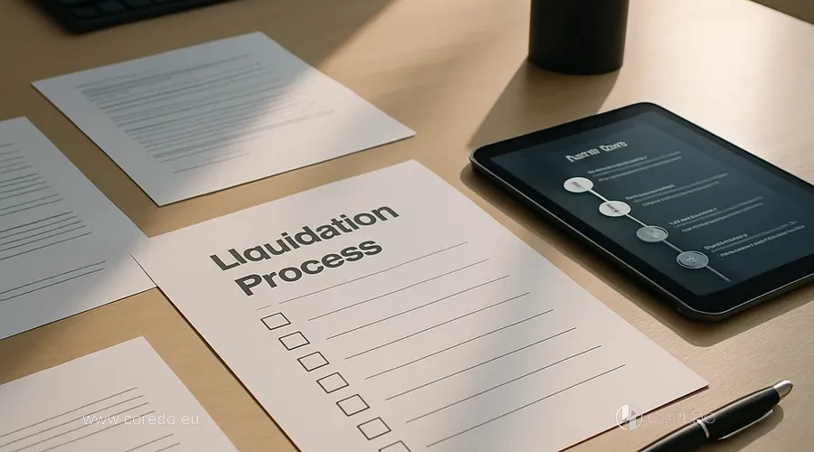 Illustration for the section 'Step-by-step procedure for liquidating a company in Hong Kong: from preparation to publication in the Gazette' in the article 'Company liquidation in Hong Kong – how to close without penalties'
