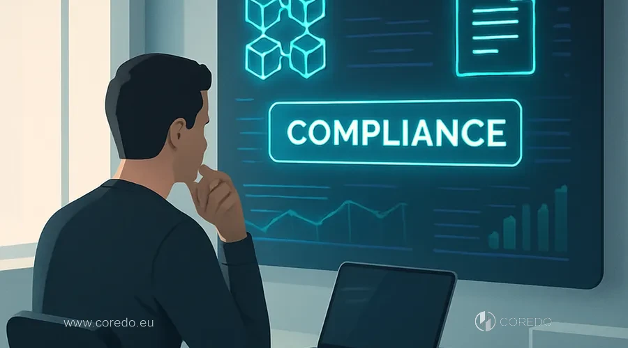 Ilustrace k oddílu „Důsledky MiCA pro blockchainové startupy“ v článku „MiCA a DeFi – regulace decentralizovaných protokolů“