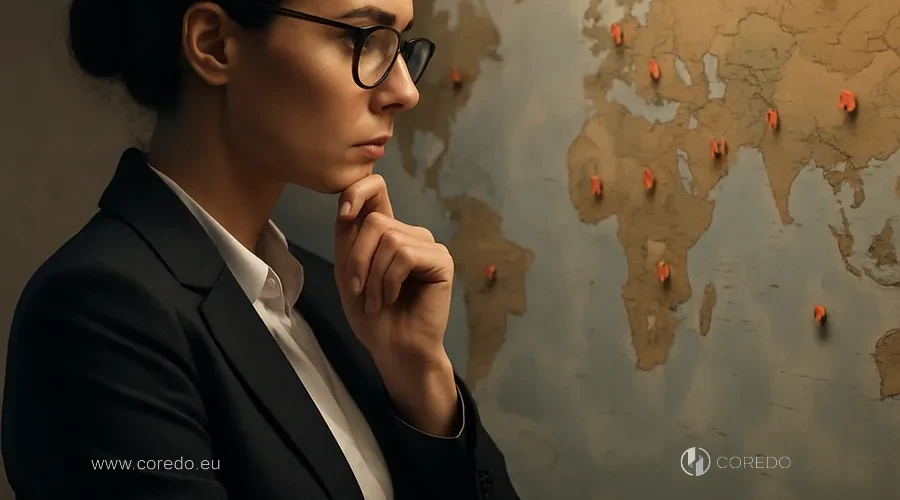 Illustration for the section «Risks of international company registration» in the article «Risk-oriented approach – building a risk matrix»