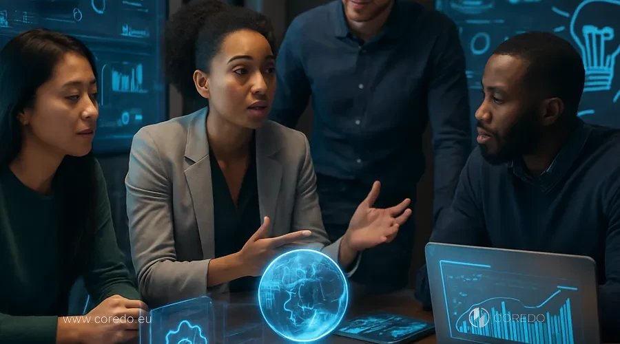 Иллюстрация к разделу «Воздействие на IT и стартапы» у статті «Налоги на оборону в Эстонии 2026 влияние на IT»