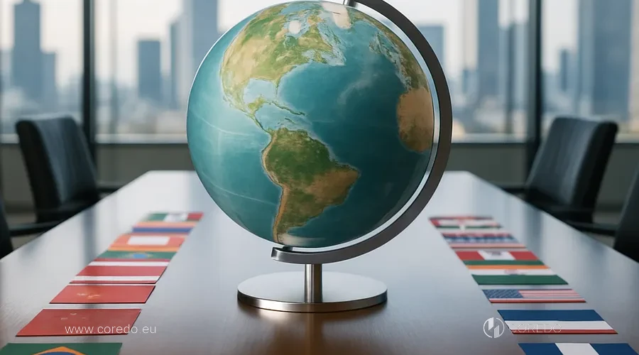 Иллюстрация к разделу «Архитектура международного присутствия» у статті «Профиль риска клиента в банке- как его формируют и как им управлять»