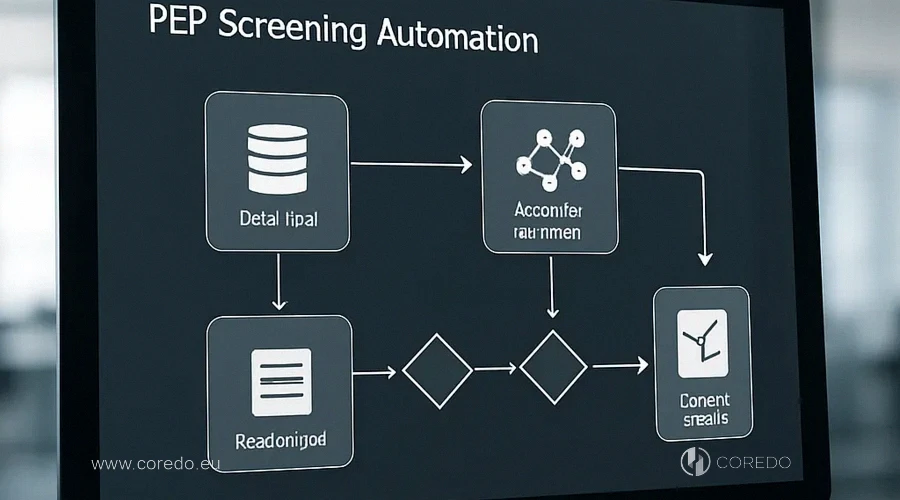Illustration for the section «Automation of PEP screening» in the article «PEP policy - how to classify and what to do with real cases»