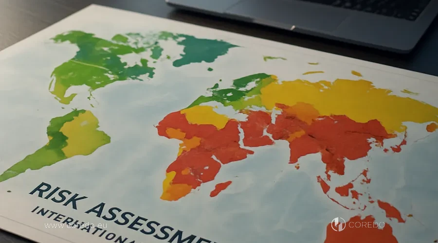 Ilustrace k oddílu «Mapa rizik mezinárodních plateb» v článku «Bankovní limity a blokace – jak předem postavit model platebních toků»