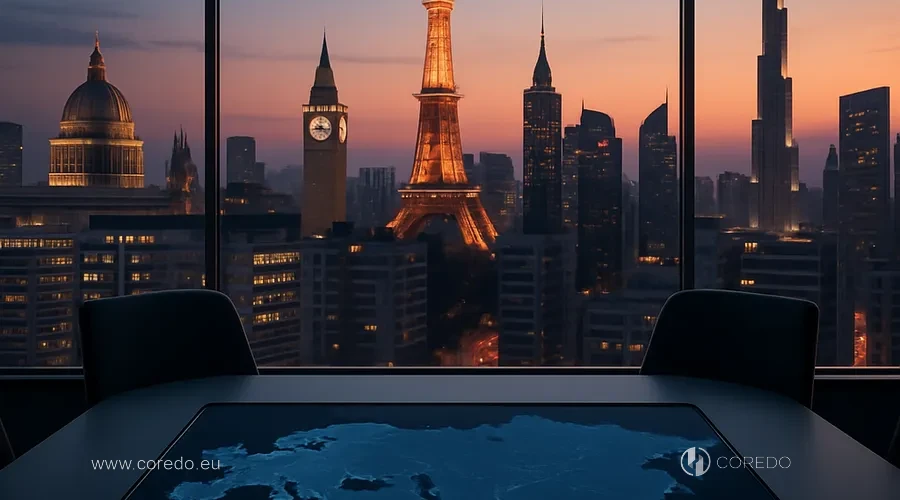 Иллюстрация к разделу «Кейсы COREDO: ЕС, Азия, Дубай» у статті «Subscription docs- как снизить комплаенс-нагрузку и не потерять инвестора»