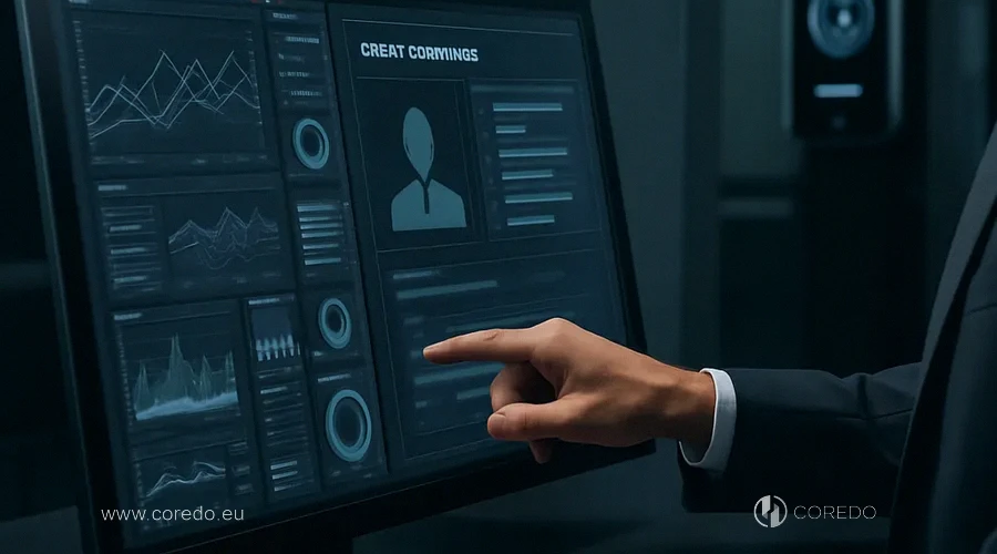 Illustration for the section «KYC and KYB verification of corporate clients» in the article «KYC forms vs KYC process - why documents don't save without a procedure»