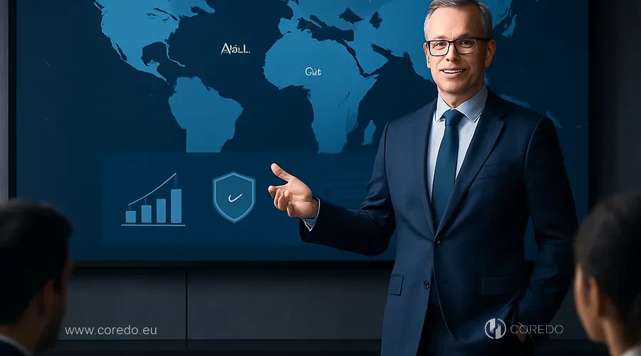 Иллюстрация к разделу «KYC refresh в ЕС, Азии и СНГ» у статті ««KYC refresh» - почему банк снова запрашивает документы компании и как это пройти»