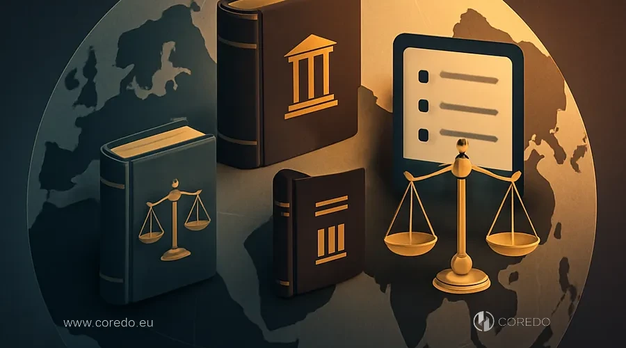 Illustration for the section «Regulatory frameworks EU/UK/Asia» in the article «Custody model - segregated vs omnibus — legal liability»