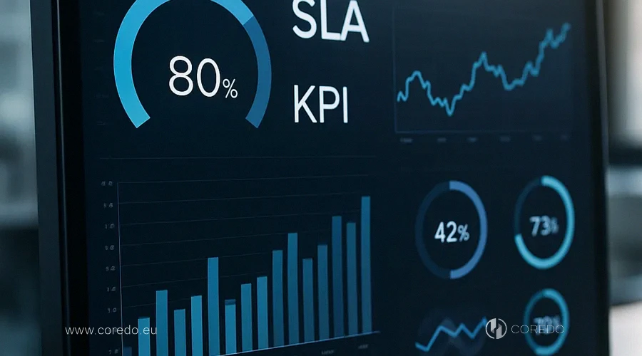 Illustration for the “SLA, KPI and quality control” section in the article “How to build case management for AML alerts - process and roles”