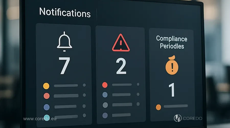 Ilustrace k oddílu „Upozornění, incidenty a pokuty“ ve článku „Ochrana údajů v Indii – zákon DPDP“