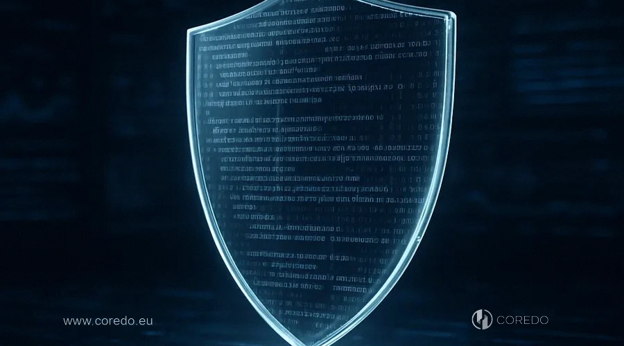 Иллюстрация к разделу «Защита персональных данных в AI» у статті «AI-контент и комплаенс – юридическое оформление»