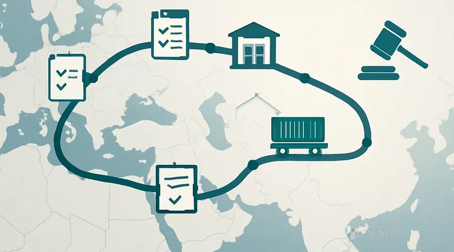 Иллюстрация к разделу «Карта требований: ЕС и Азия» у статті «DPAs и обработка данных- как выстроить отношения с подрядчиками правильно»