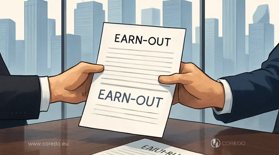 Illustration for the section 'Earn-out structure and payout mechanisms' in the article 'Earn-out terms – how to draft KPIs'